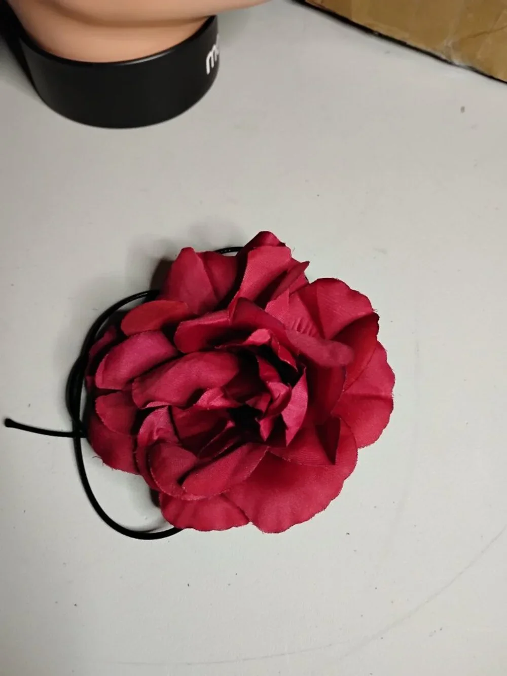 Wicked Witch Hat & Accessories Rose and Necklace